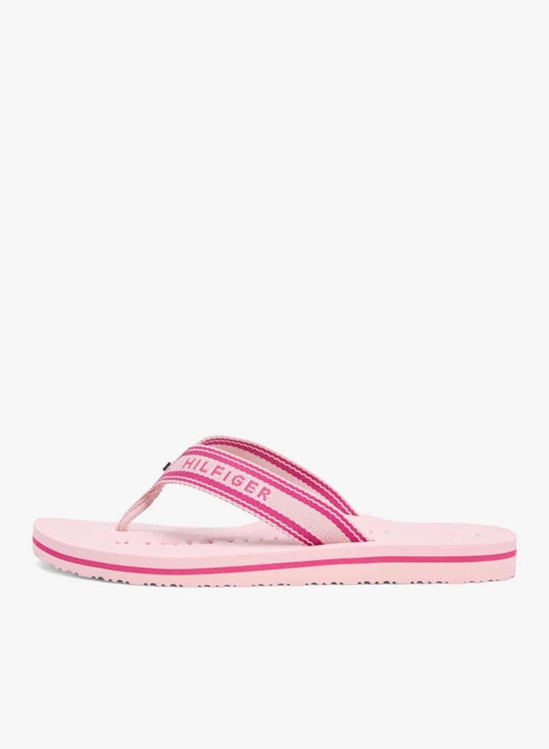 TOMMY HILFIGER Webbing Strap Signature Flip-Flops - Image 2